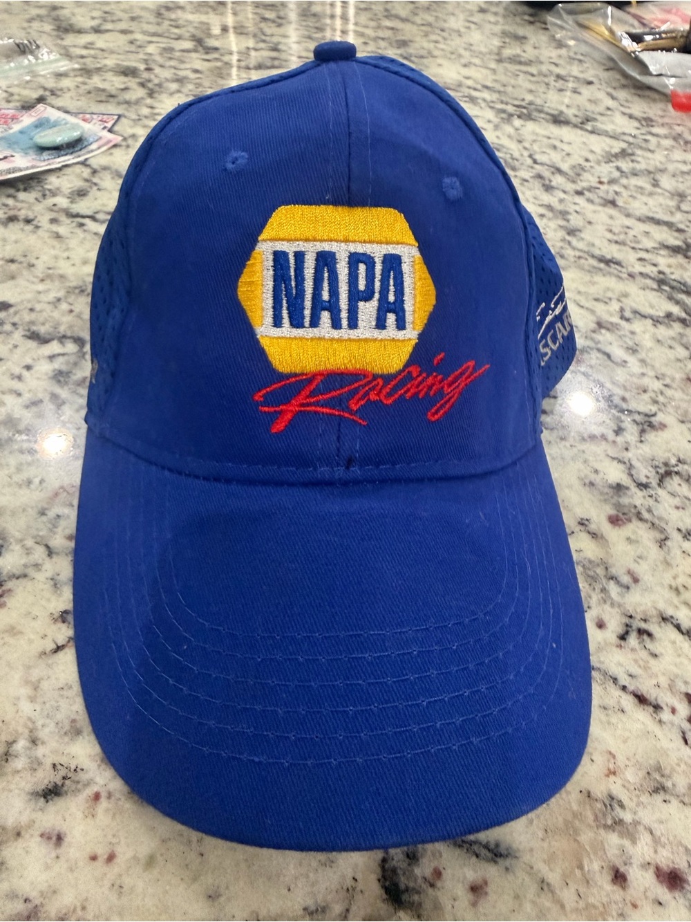 NAPA Racing Men's Blue Embroidered Baseball Cap